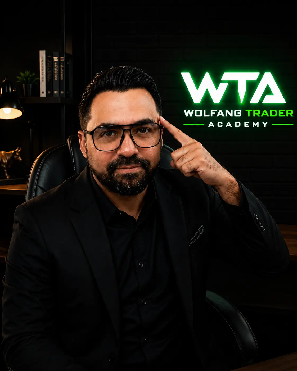 Wolfang Veliz, fundador de Wolfang Trader Academy